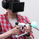 Illustration for article titled I Shot Targets With the Oculus Rifts Coolest New Virtual Gun